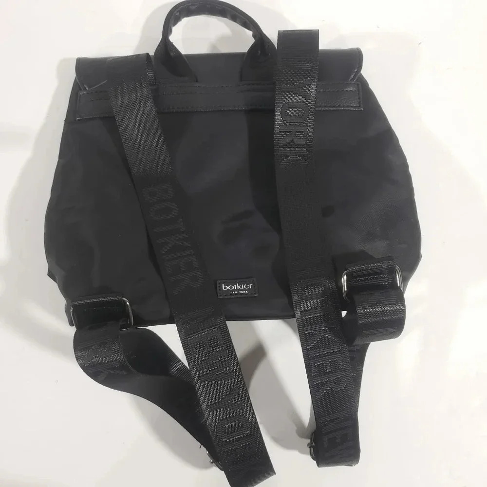 Botkier Trigger Nylon Mini  Backpack,Black. - Picture 2 of 9